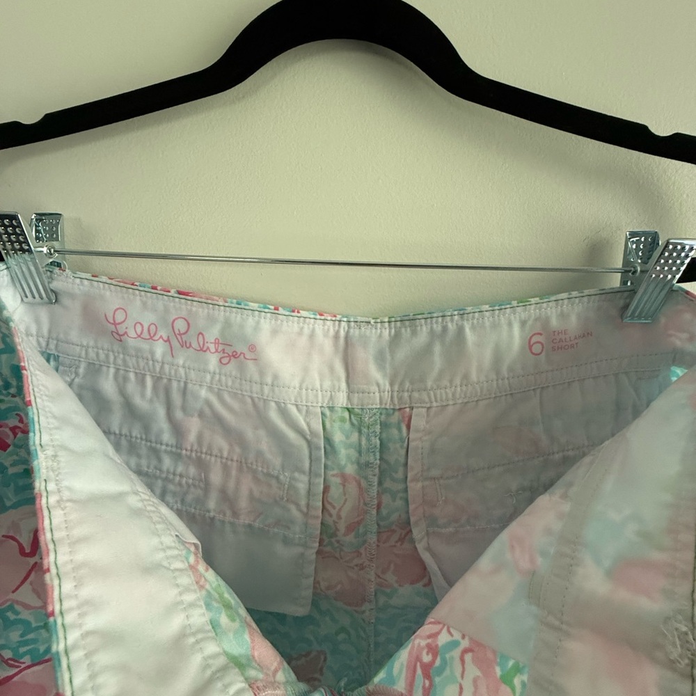 NWT Lilly Pulitzer Lobstah Roll Callahan Shorts Size 6 - Picture 5 of 9